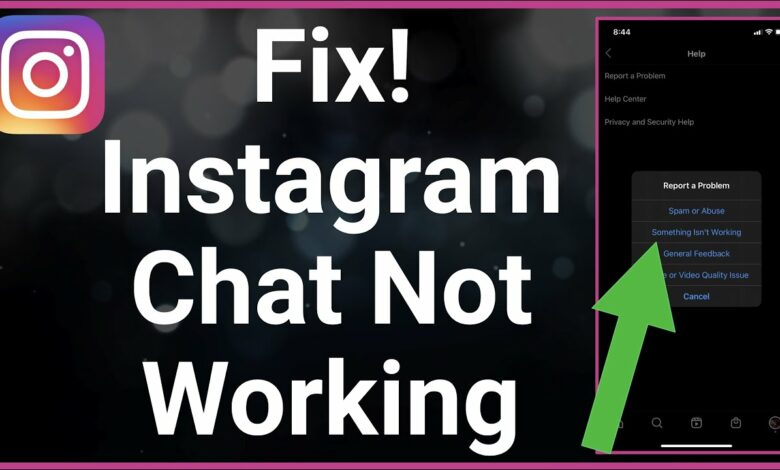 ways to fix Instagram not showing messages