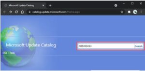 website and search for the KB ID