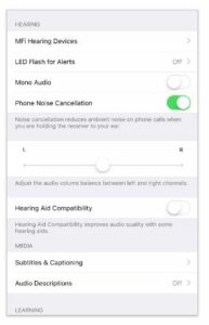 Audio Balance and ensure 