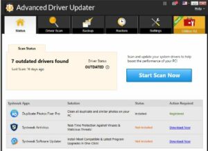 Click on Scan now to find the list of outdated drivers on your