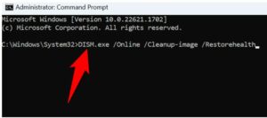  Command Prompt window and press Enter