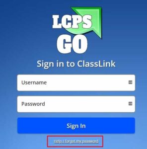 How to Recover or Reset the LCPS GO Password