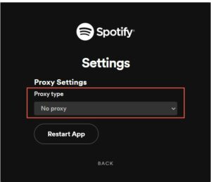 Select Restart App