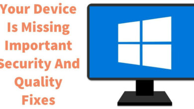 Your Device Is Missing Important Security