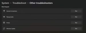 Windows Settings