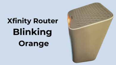 Xfinity router blinking orange