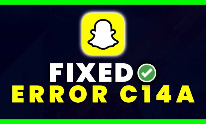 Fix Snapchat Support Code C14A