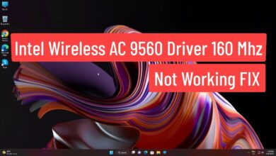 How Do I fix My Intel Wireless AC 9560 Not Working