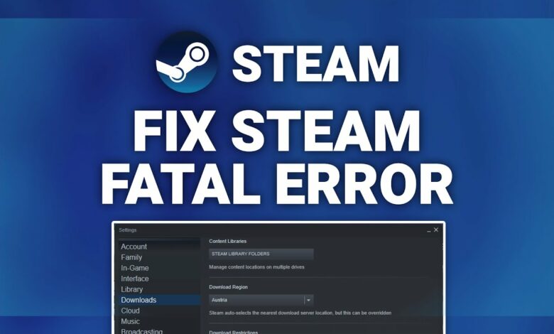 Steam Failed To Load Broadcast