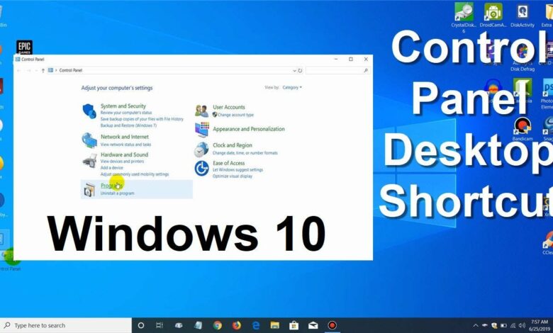 open control panel windows 10