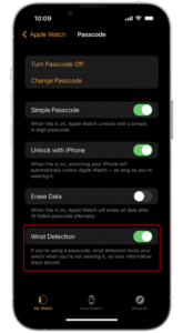 Enable Wrist Detection
