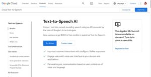 Google Text to speech