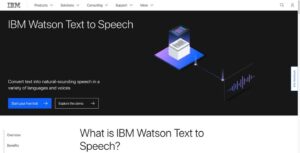 IBM Watson Text to speech