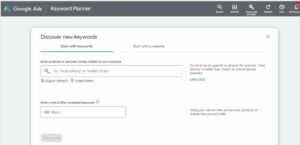 Google Keyword Planner 