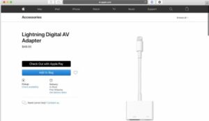 How to connect iPhone to HDMI-enabled TV