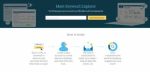 Moz Keyword Explorer 