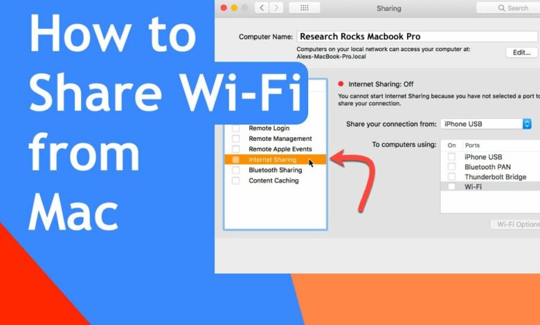 How To Share Mac Internet Connection