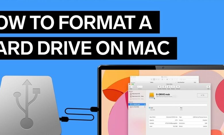 How To Reformat External Hard Drive Mac