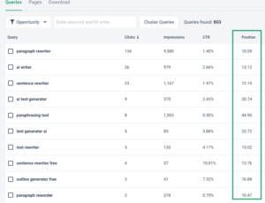  say I choose opportunity keywords