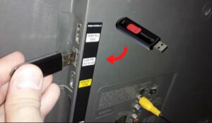 After successful transfer, remove the USB drive from your PC and connect it to the HDMI port of your Sharp Smart TV