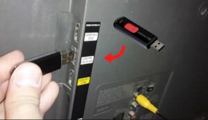 After successful transfer, remove the USB drive from your PC and connect it to the HDMI port of your Sharp Smart TV