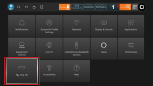 Click My Fire TV and select Developer Options