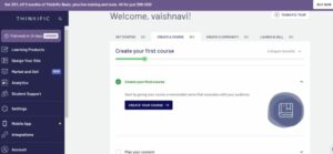 Click on button ‘Create Your Course'. 