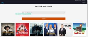 Note it down and visit the Sling TV activation site